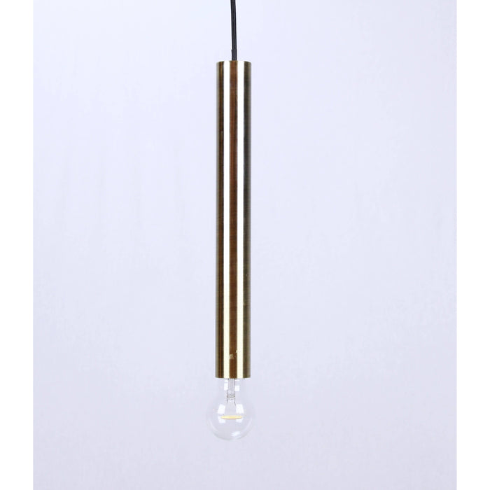 LAMP. COLGANTE BRONCE ANTIGUO 1L E27 60W