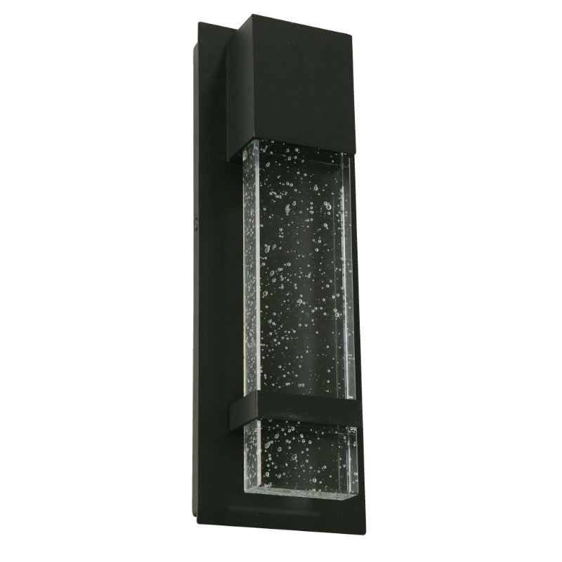 LAMP. LED EXT. PARED NEGRO 11W 110-240V 4000K — Lumicentro SA