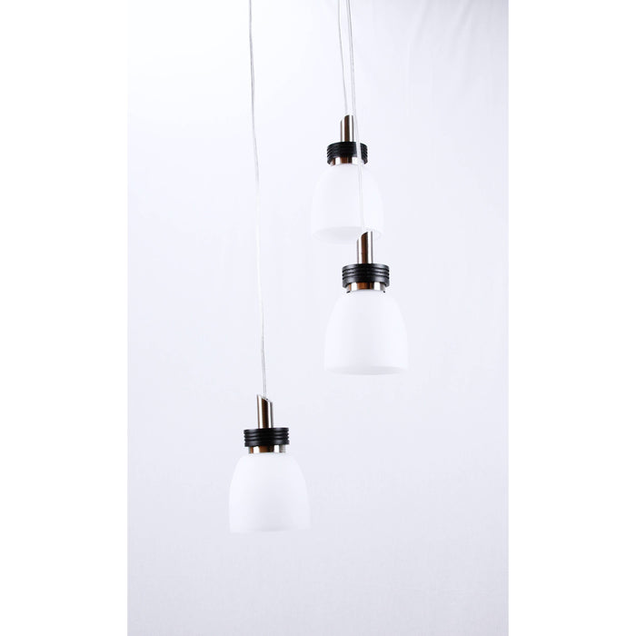 Lámpara Techo Níquel Satinado 3L E27 60W