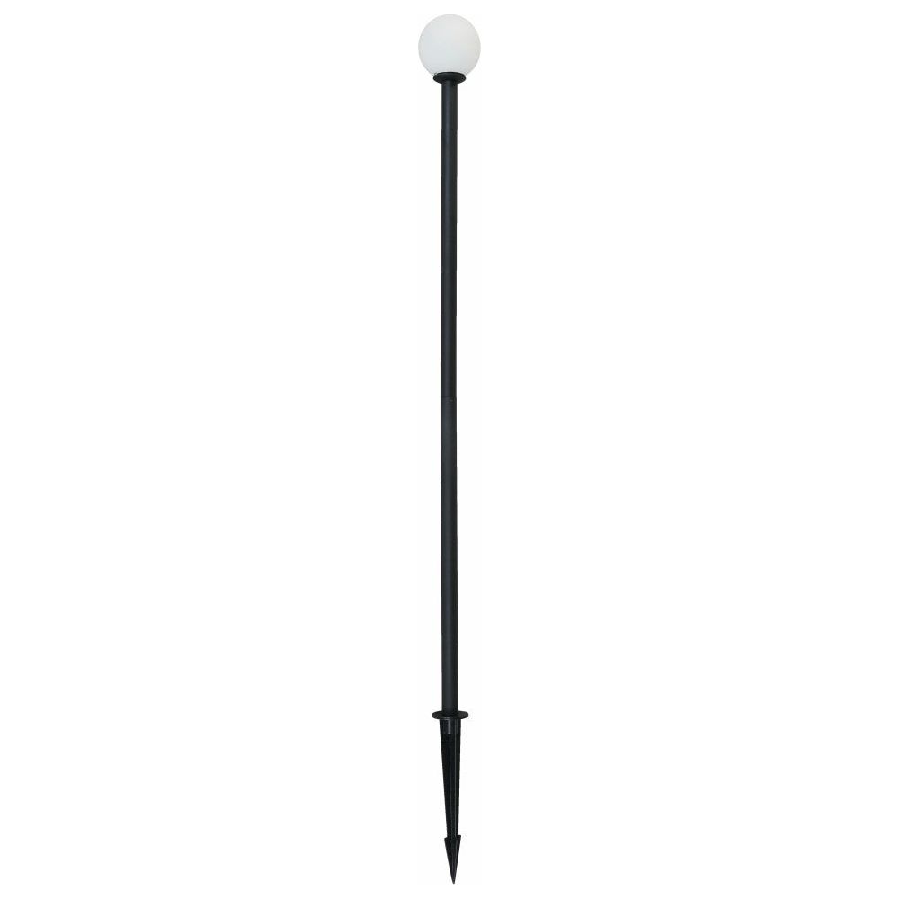LAMP. LED EXT. DE ESTACA DE JARDIN NEGRO 4W 120V 3000K