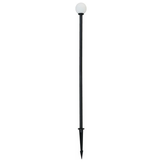 LAMP. LED EXT. DE ESTACA DE JARDIN NEGRO 4W 120V 3000K