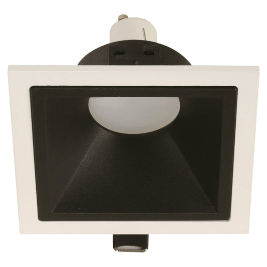 LAMP. TECHO BLANCO Y NEGRO 1L GU10 50W