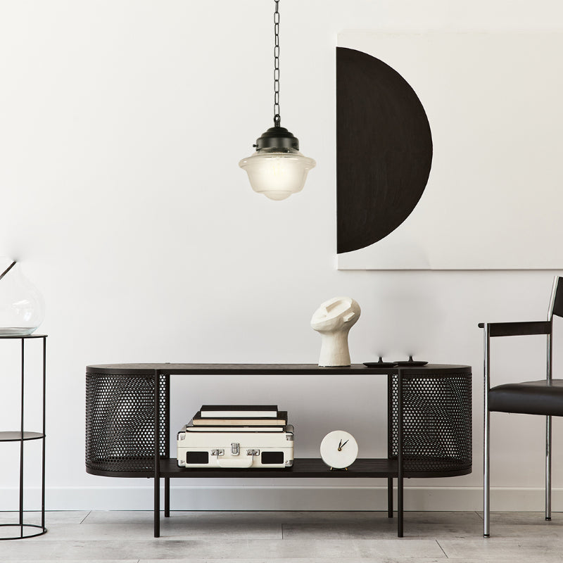 LAMP. COLGANTE NEGRO 1L E27 60W