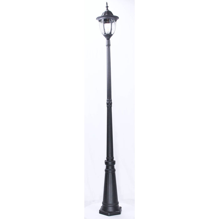 Lámpara Exterior  Poste Negro 1L E27 100W