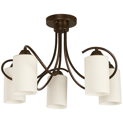 Lámpara Techo Chocolate 5L E27 60W