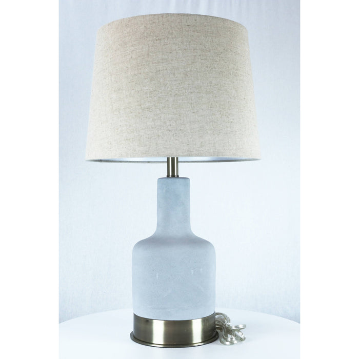 LAMP. MESA GRIS 1L E27 100W
