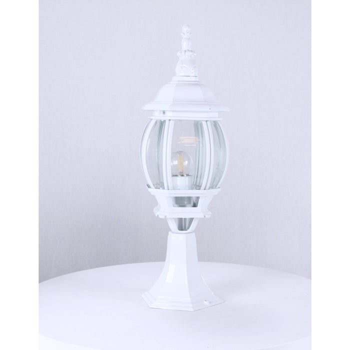 LAMP. EXT. POSTE BLANCO 1L E27 100W
