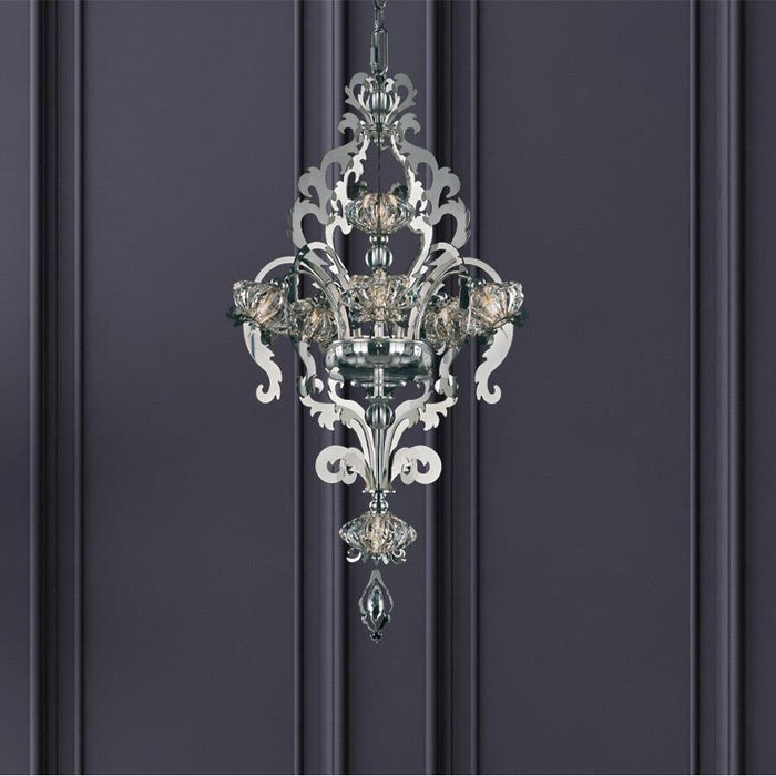 LAMP. COLGANTE BROCADE NEGRO 7L G9 40W