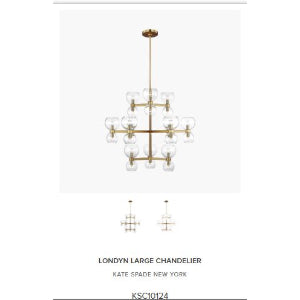 LAMP. COLGANTE LONDYN LARGE BRONCE PULIDO 24L E12 40W