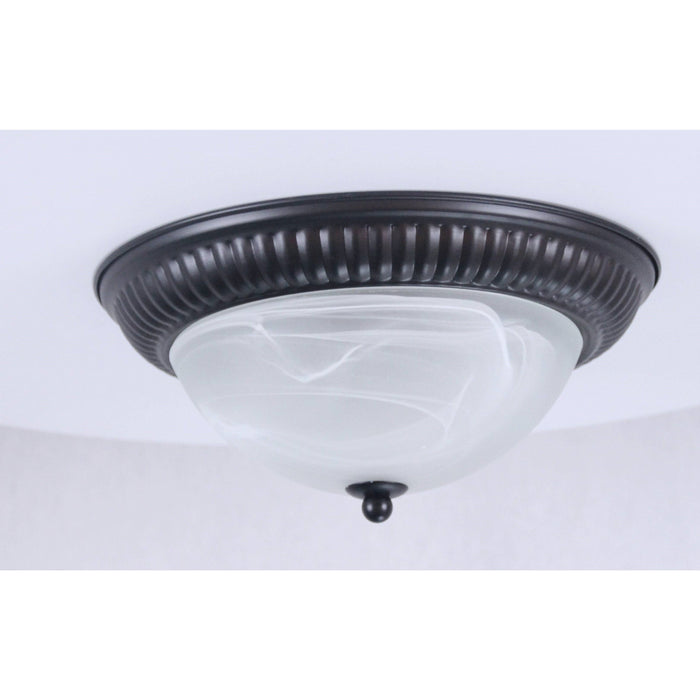 LAMP. TECHO CHOCOLATE 1L E27 60W (2 PIEZAS)