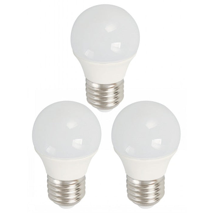 BOMBILLO LED G45 E27 5W 85-265V 6000K 3 PIEZAS