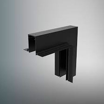 CONECTOR SLIM RIEL VERTICAL NEGRO PARED/TECHO