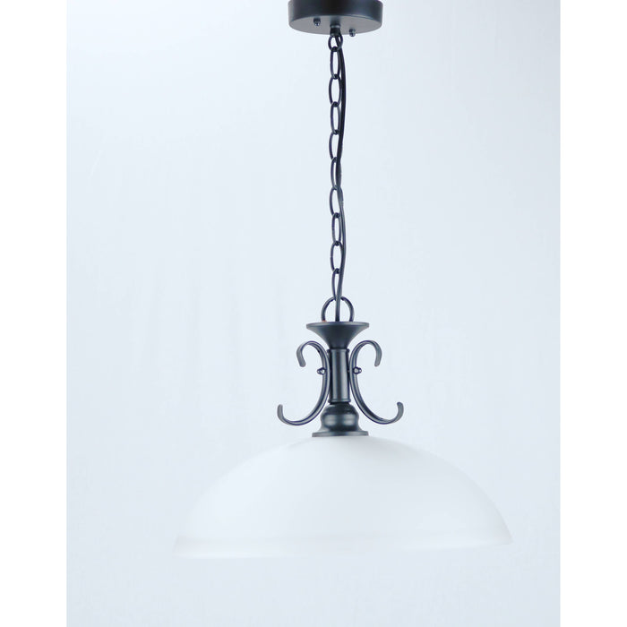 LAMP. COLGANTE NEGRO 1L E27 60W