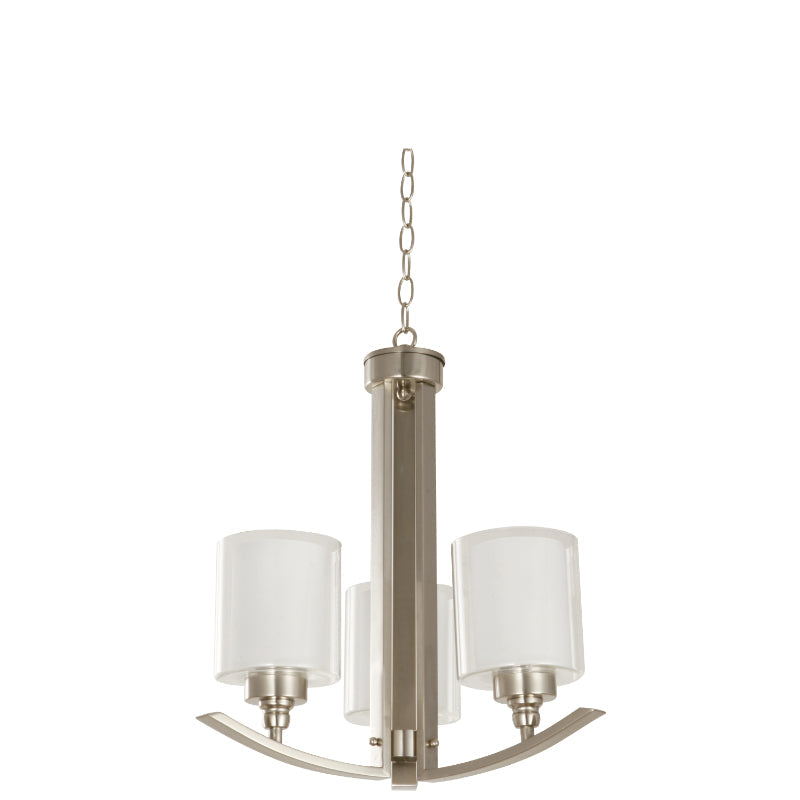 Lámpara Colgante Níquel Satinado 3L E27 40W