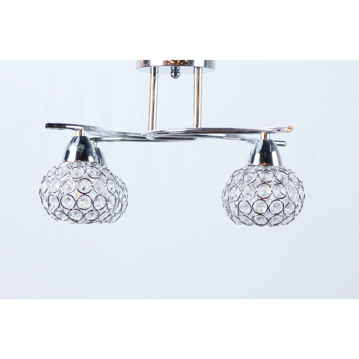 Lámpara Techo Cromo 4L E14 40W