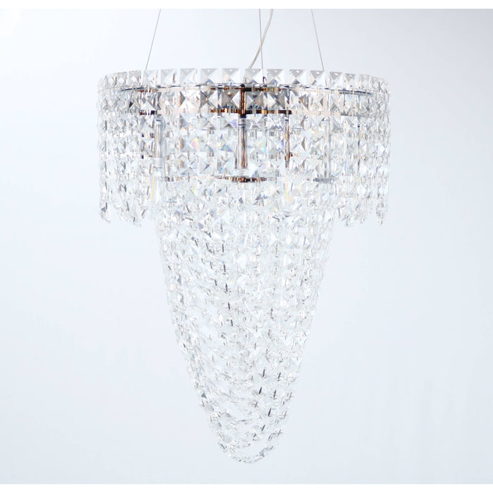 Lámpara Colgante Cromo 6L E14 40W