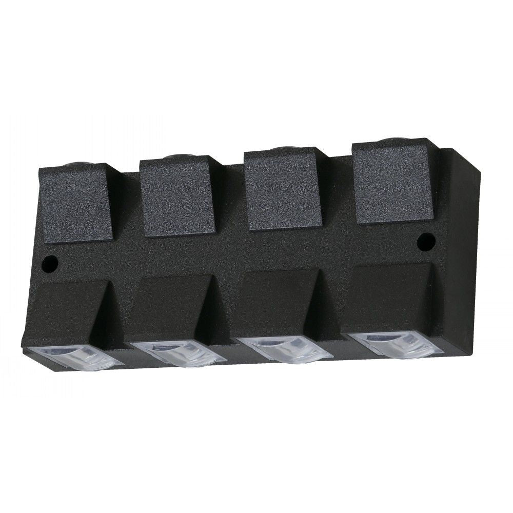 LÁMPARA LED EXTERIOR DE PARED NEGRO 9W 100-240V 3000K