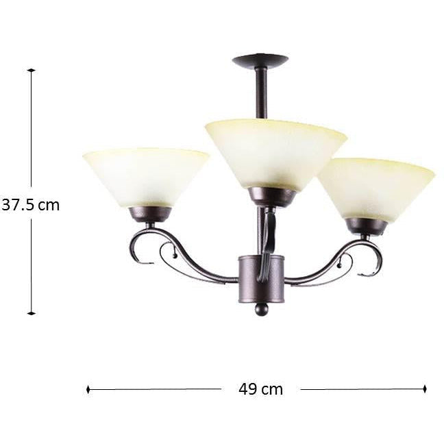 LAMP. COMBO TECHO Y PARED CHOCOLATE E27 60W