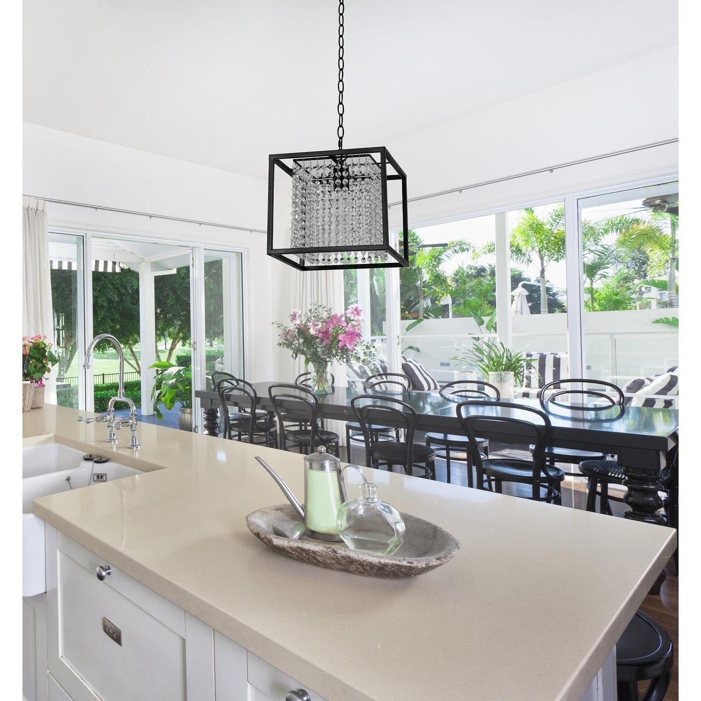 LAMP. COLGANTE NEGRO 1L E27 40W