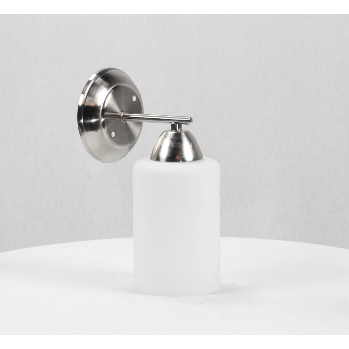 LAMP. PARED NÍQUEL SATINADO 1L E27 40W