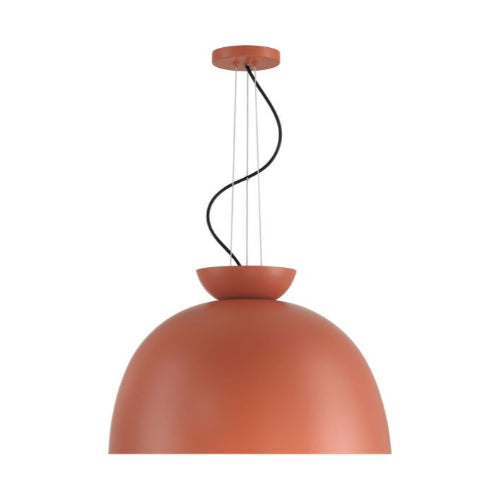 LAMP. COLGANTE ROJO 1L E26 60W