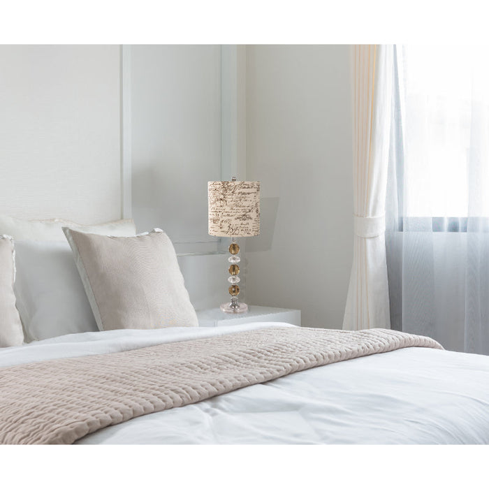 LAMP. MESA CROMO 1L E27 60W