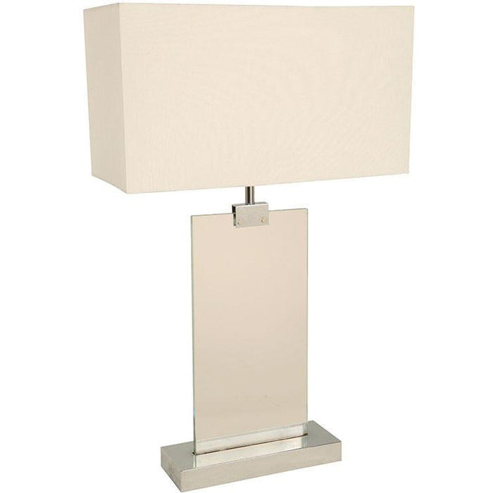 Lámpara Mesa Cromo 1L E27 60W