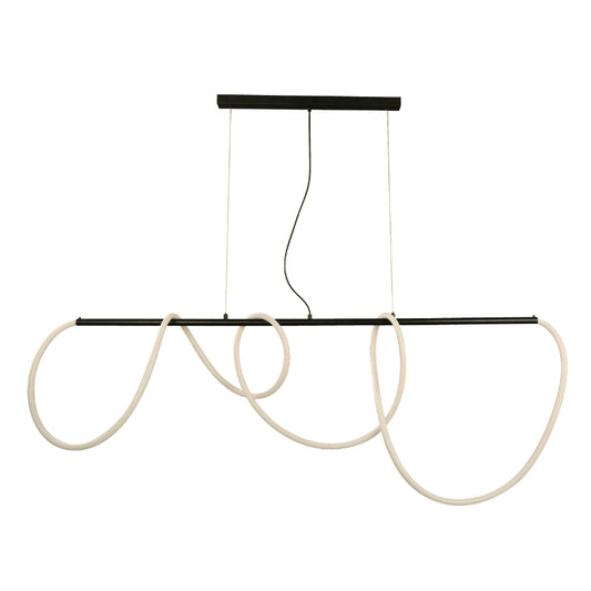 LAMP. COLGANTE LED NEGRO 45W 110-240V 3000/4000/6000K CONTRO REMOTO