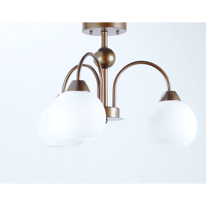 LAMP. TECHO CHOCOLATE 3L E27 60W