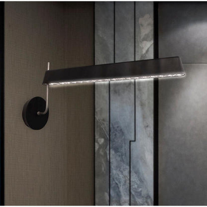 LAMP. LED PARED CRISTAL INSIDE/OUT NEGRO 24W