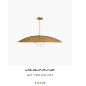 LAMP. COLGANTE MARI GRAND BRONCE PULIDO 1L E37 60W