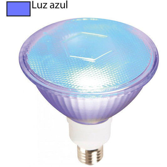 BOMBILLO LED PAR 38 E27 8W 85-265V LUZ AZUL