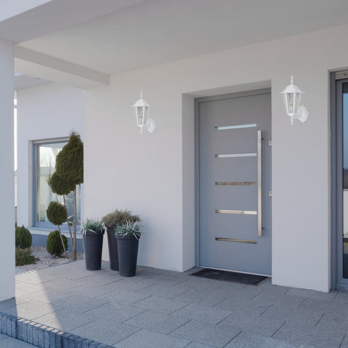LAMP. EXT. PARED BLANCO 1L E27 100W