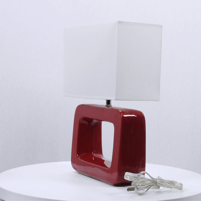 LAMP. MESA ROJO 1L E27 60W
