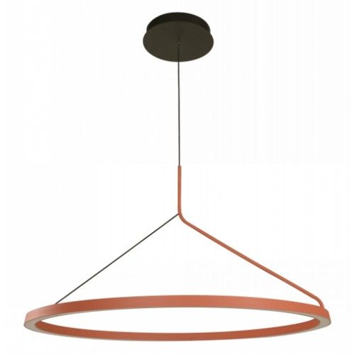LAMP. LED COLGANTE NEGRO Y TERRACOTA 33W 100-240V 3000K