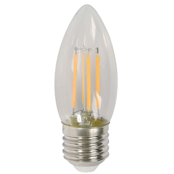 BOMBILLO LED FILAMENTO TORPEDO E27 4W 120V 2700K ATENUABLE