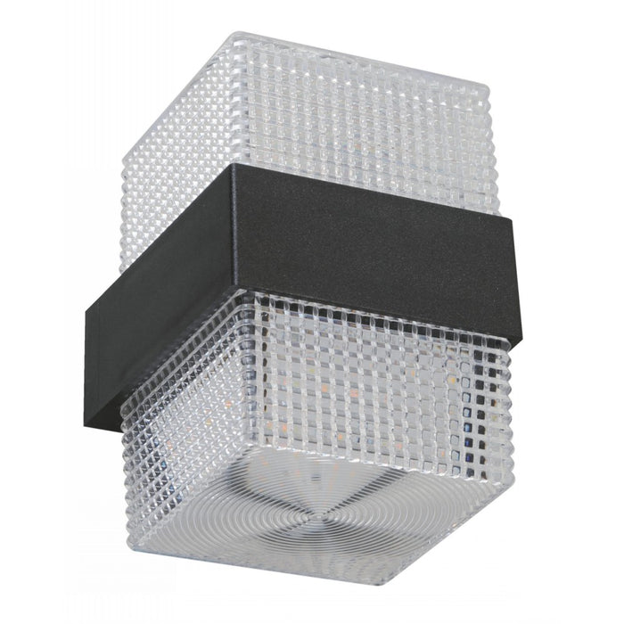 LÁMPARA LED EXTERIOR DE PARED NEGRO 10W 100-240V 3000K