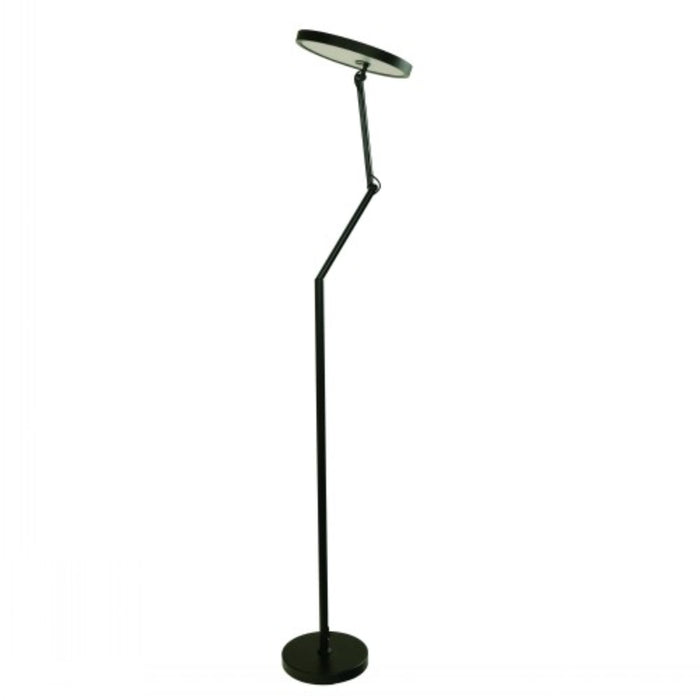LAMP. LED DE PIE ACABADO NEGRO 18W 3000K 4000K 6000K CCT SWITCH