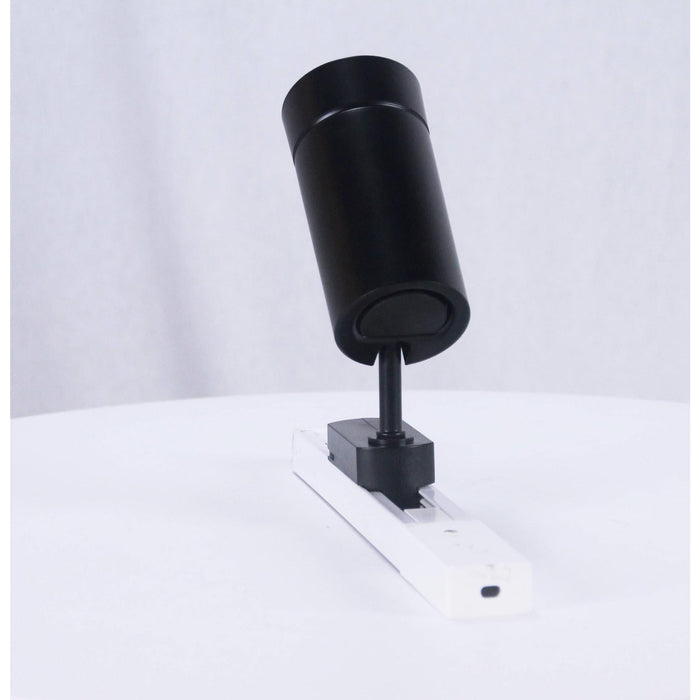 LAMP. TECHO RIEL NEGRO 1L GU10 7W