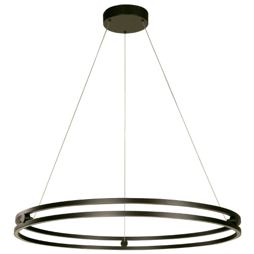 LAMP. LED COLGANTE NEGRO 40W 120-277V 3000K DIMEABLE