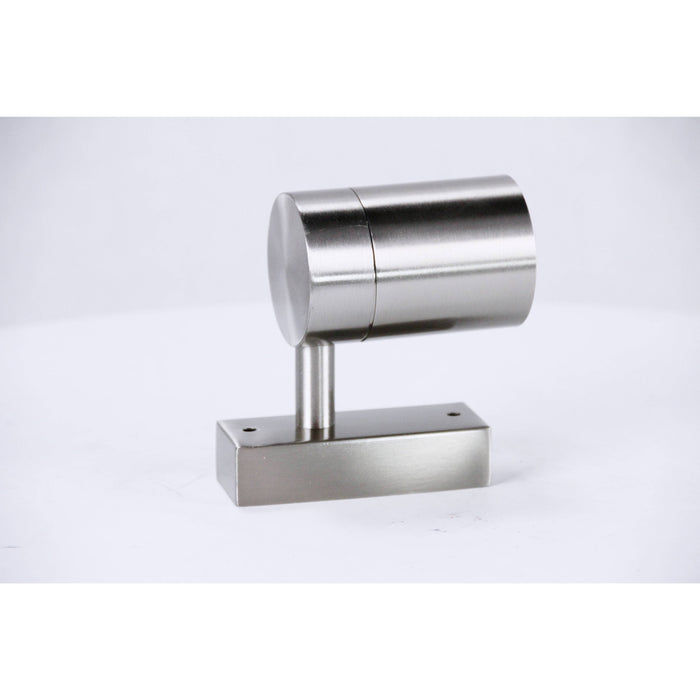 LAMP. EXT. PARED PLATEADO 1L GU10 35W I/B