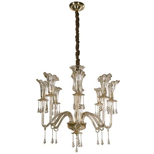 LAMP. COLGANTE DORADO 8L E14 40W