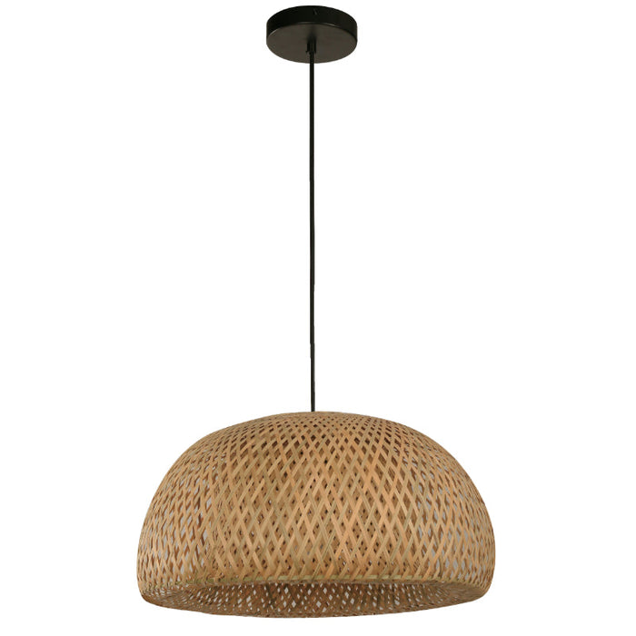 LAMP. COLGANTE CREMA 1L E27 60W