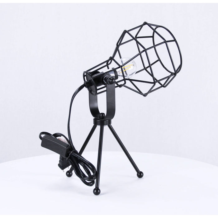LAMP. MESA NEGRO 1L E14 25W N/B