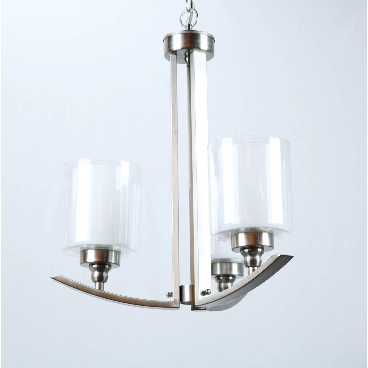 Lámpara Colgante Níquel Satinado 3L E27 40W