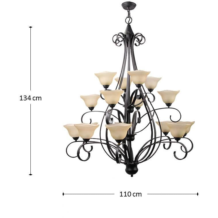 LAMP. COLGANTE CHOCOLATE 16L E27 60W