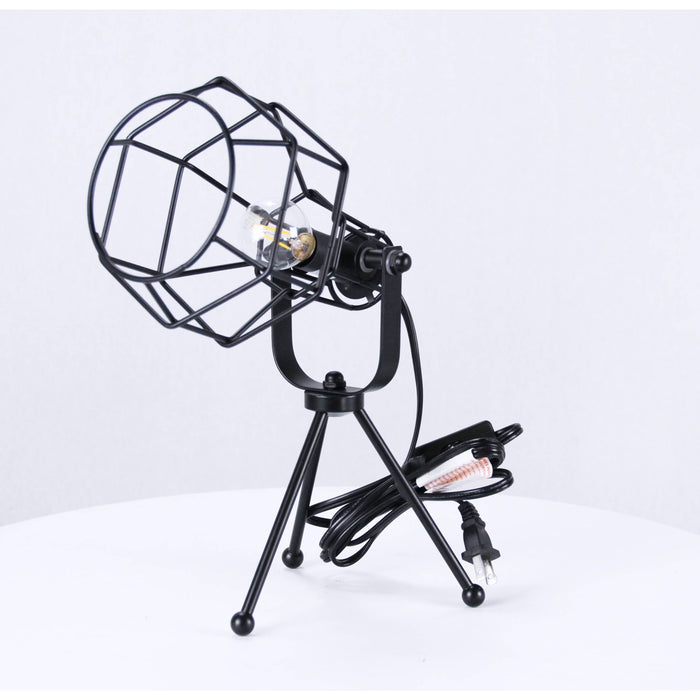 LAMP. MESA NEGRO 1L E14 25W N/B