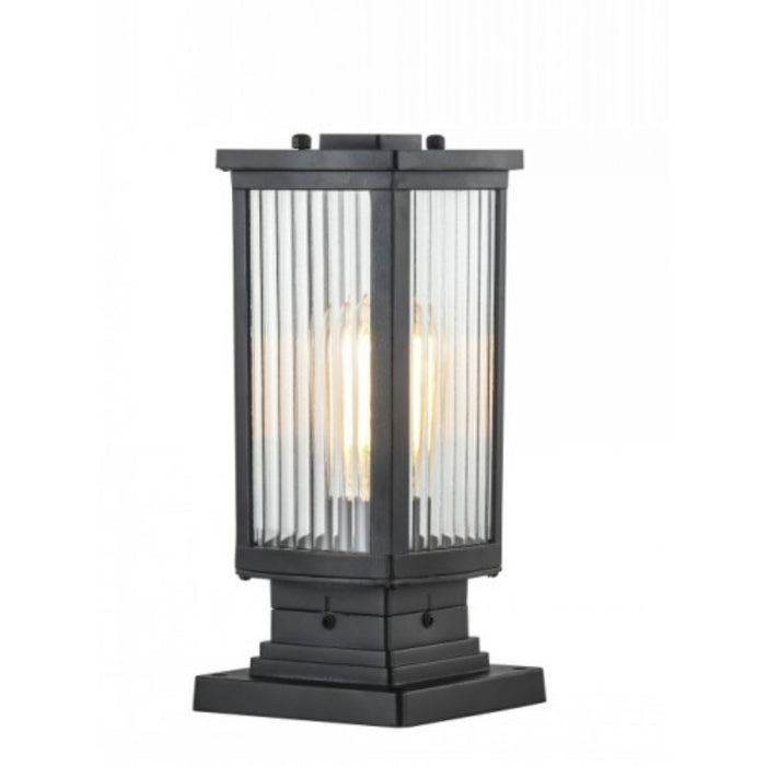 LAMP. EXT. NEGRO DE POSTE 1L 15W SOCKET E27
