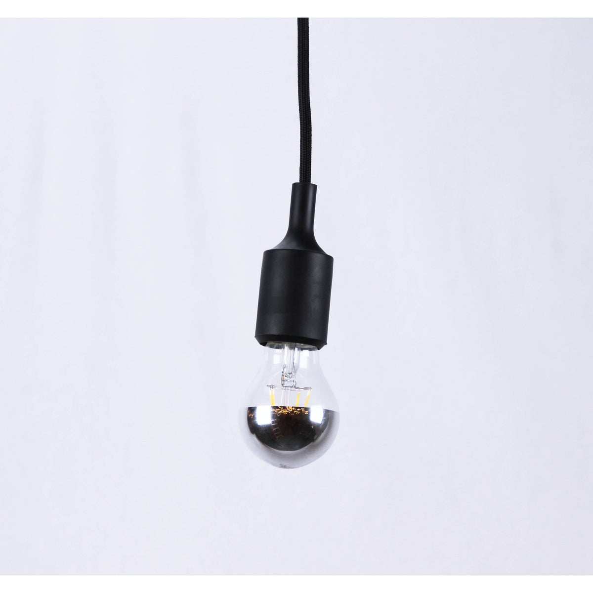 LAMP. COLGANTE NEGRO 1L E27 60W