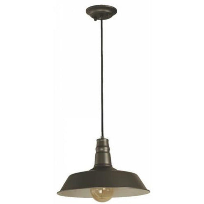LAMP. COLGANTE GRIS 1L E27 60W